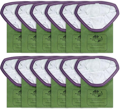 12Pack 107314 Backpack Vacuum Filter Bags Compatible with ProTeam 6 QT and ProTeam Vacuum Parts – Vacuum Bags for Vacuum Cleaner, Ideal Replacement Spence Vac Bags - Durable Vacuum Bags