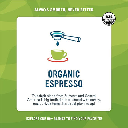 Cameron's Coffee Roasted Whole Bean Coffee, Organic Espresso, 4 Pound