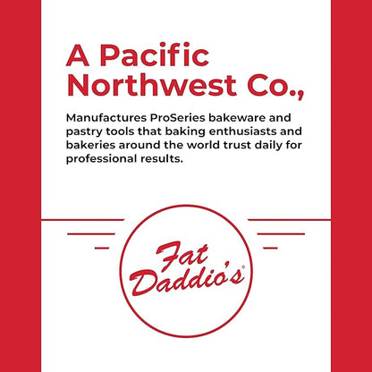 Fat Daddio's Round Cake Pan, 4 x 4 Inch, Silver
