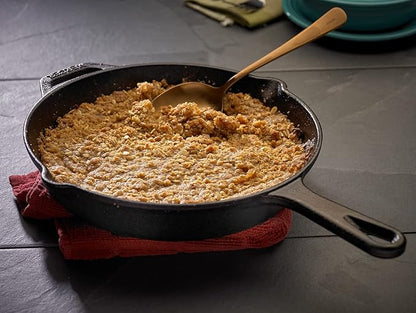 Mercer Culinary Pre-Seasoned Cast Iron Skillet, 10.25-Inch