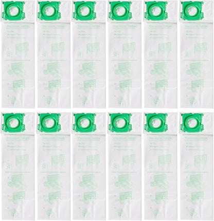 CF Clean Fairy 12Pack Micro Synthetic Cloth Bags Compatible With Sebo C G & X series & Windsor Sensor S12 S15 XP12 XP15 XP18 SR12 SR15 SR18 Versamatic Plus Replacement for 5093AM Vacuum Filter Bags