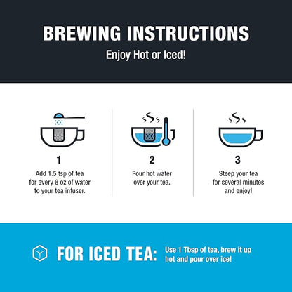 Tiesta Tea - 8 Herbal & Rooibos Sampler Dry Flight Set, Loose Leaf, No Caffeine, Makes Hot and Iced, Assorted Tea Sets with Herbal, Chai, Fruit Blends & More, 8 Resealable Sample Pouches