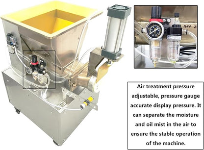 INTSUPERMAI Dough Divider Rounder Cutting Machine Electric Dough Ball Maker 0.03oz-17.6oz Hydraulic Dough Cutter Bakery Machine 110V
