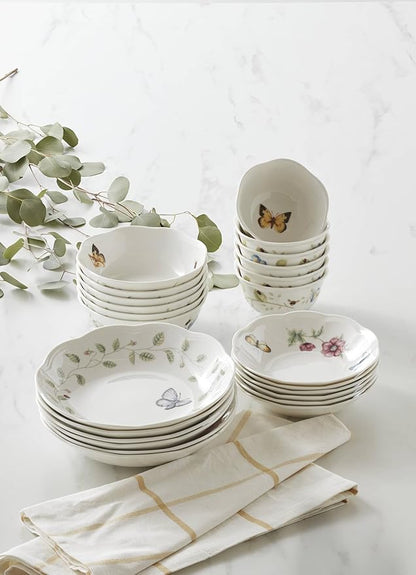 Lenox 895704 Butterfly Meadow 24-Piece Bowl Set