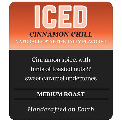 Copper Moon Single Serve Coffee Pods for Keurig K-Cup Brewers, Brew Over Ice Cinnamon Chill, 20 Count