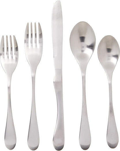 Knork Original Flatware Set, Silver Matte