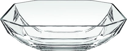 Barski Glass Large Centerpiece Octagon Bowl/Tray - 13" D European Quality - 13" Diameter - Serving Bowl - Made in Europe