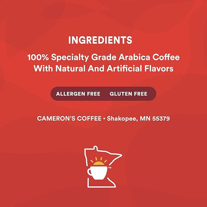 Cameron's Coffee Roasted Whole Bean Coffee, Flavored, Toasted Southern Pecan, 32 Ounce