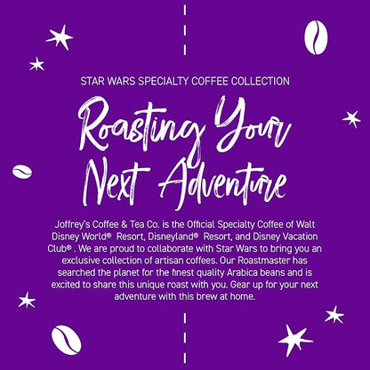 Joffrey's Coffee - STAR WARS™ Double Saber Blend, STAR WARS Licensed Coffee Collection, Artisan Dark Roast, Robust & Smooth Taste, Brew or French Press (Ground, 11oz)