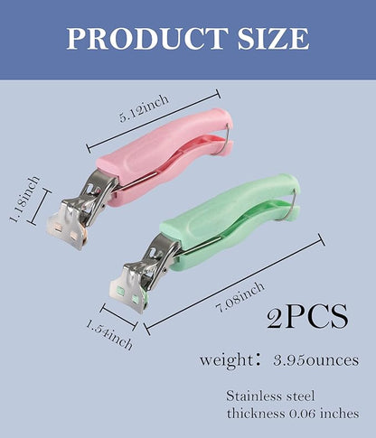 Stainless Steel Anti-Scalding Hot Bowl Dish Plate Gripper Clips Tongs Clamp Holder for Moving Hot Plate or Bowls with Food Out from Instant Pot Microwave Oven (2, Green,Pink)