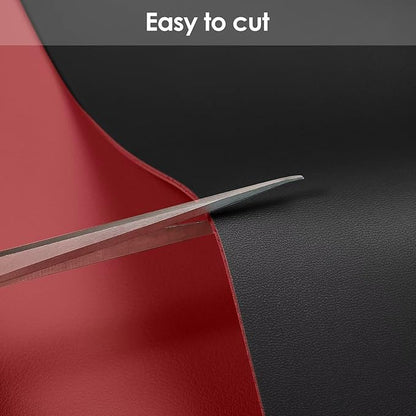 Dining Table Cover for Dining Room Table - Can Be Used On Both Sides Waterproof and Easy to Clean Good Flatness Used for Dining Table(Black+Wine Red 44x60)