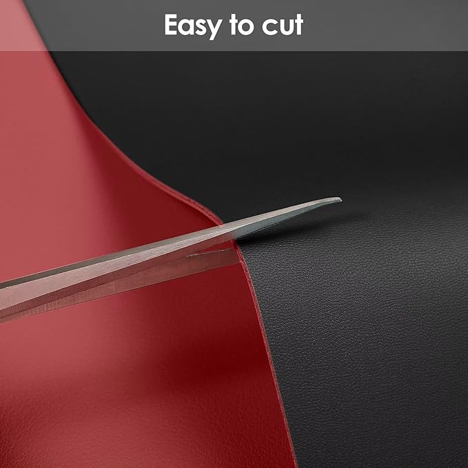Table Pad - Used for Square Table Waterproof and Easy to Clean Good Flatness Easy to Used for Dining Table(Black+Wine Red 46x46)
