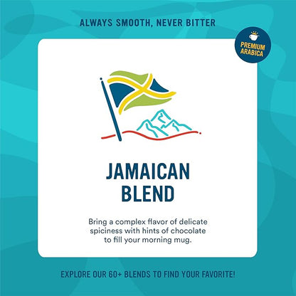 Cameron's Coffee Roasted Whole Bean Coffee, Jamaica Blend, 4 Pound