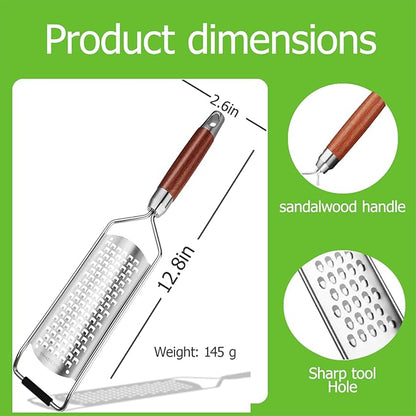 Nbippiooiwip cheese grater,zester grater with handle,and can easily handlelemons Vegetable,cheese and easy to handle without burden.