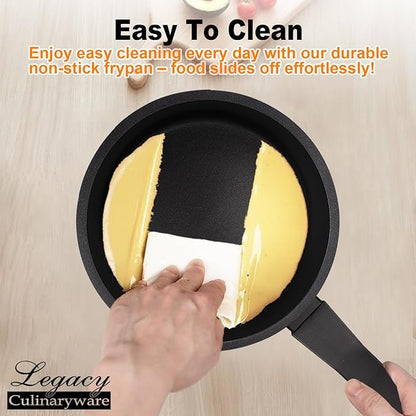Nonstick Sauce Pan with Lid,1.5QT small pot, PFOA Free,Kitchen Pots Induction Pot,Blue
