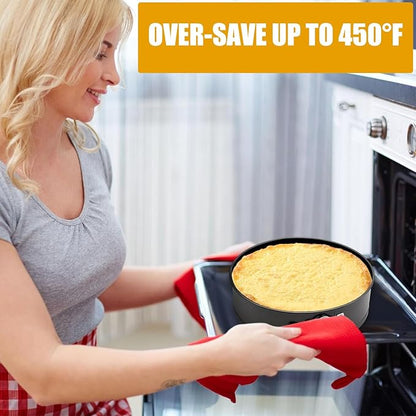 10 Inch Springform Pan Round Non Stick Cheesecake Pan Durable Baking Cake Pans with Removable Bottom Cake Molds for Baking