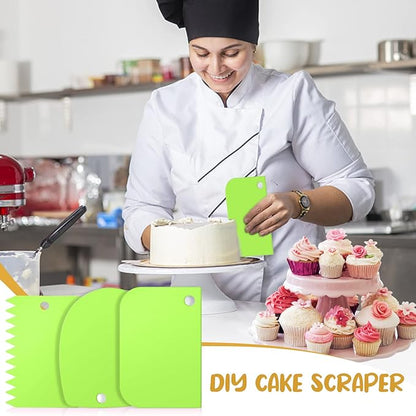 Frosting Piping Kit Cake Decorating Tools Supplies Icing Piping Kit Cupcake Decoration Gun Set Dessert Decorator Syringe Tools 6 Russian Piping Icing Nozzles Cupcake Frosting Filling Injector(Yellow)