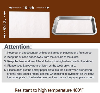 120PCS Thickened Precut Parchment Paper Sheets, 12×16 In Heavy Duty Non-Toxic & Unbleached Parchment Baking Paper, Parchment Paper for Baking, Grilling, Comes in Convenient Packaging