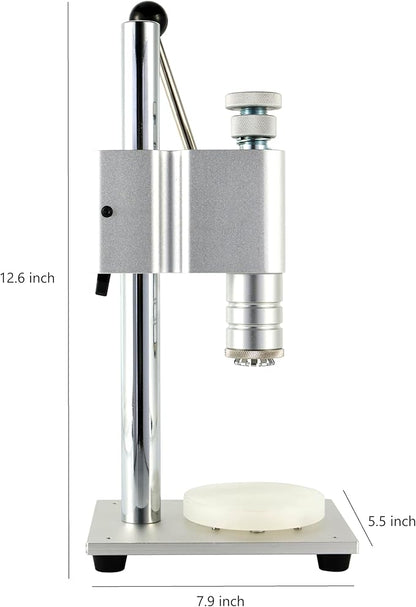 Yoolenatu Manual desktop perfume bottle crimping and capping tool machine, perfume bottle crimper,perfume bottle sealing machine (18 mm)