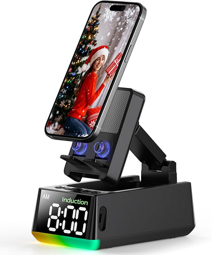 White Elephant Gifts for Adults Useful:Birthday Gift for Men Women Christmas Ideas Induction Speaker Bluetooth HD Sound,Kitchen Gadgets Anniversary Dad Mom Husband Wife Teen Stocking Stuffers(Black)