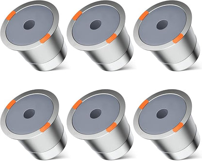Reusable k Cup Coffee Filters,Universal stainless steel Refillable k Cups Filter Use for Keurig 2.0 and 1.0 Coffee Makers-brewers (6pack)