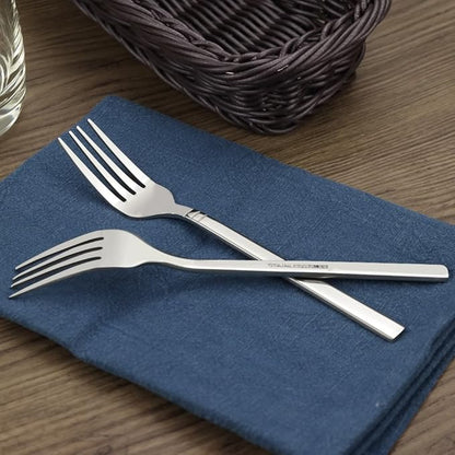 12-Piece Stainless Steel Dessert Forks, Small Fork
