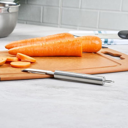 Restaurantware-German Standard 7.6 Inch Vegetable Peelers, 24 Dishwashable Hand Peelers - Ultra Sharp Blades, Ergonomic Handles, Stainless Steel Potato Peeler, For Zucchini, Carrot, Or, More