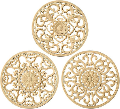 Extra Thick Silicone Trivet Mat for Hot Dishes, Hot Pots and Pans, Pot Holder, Hot Pad to Portect Your Table and Countertop, Kitchen Decor and Accessories,Beige,Set of 3