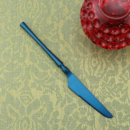 Gugrida Unique & Beautiful Flatware Set - 20 Piece Iridescent Silverware Sets | 18/10 Stainless Steel Reusable Cutlery Set | Blue Utensils Service For 4 with Dessert Fork, Knife, Spoon, Dinner Fork