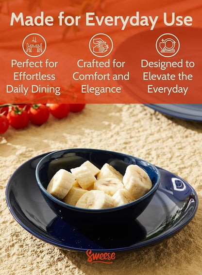Sweese 10 oz Small Porcelain Bowls - Set of 6 - Ceramic Serving Bowls versatile for Cereal, Fruit, Dessert, Ice Cream, Snack & Yogurt - Rainbow Colored