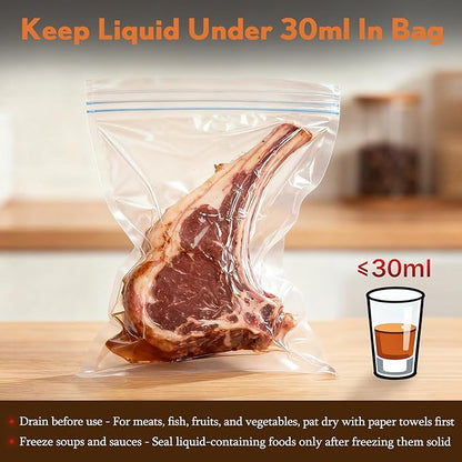 Vacuum Sealer for Food 90Kpa Powerful Vacuum Sealing Machine 7 in 1 Modes with Freshness Storage Bag Powerful Big Size (Don't Need Press)
