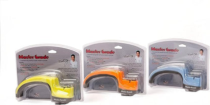 Premium Manual Knife Sharpener in orange