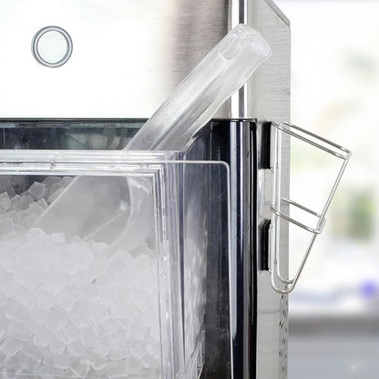 Darware Ice Maker Scoop w/Holder (2-Piece Set); Scooper Accessory for Counter Top Ice Makers and Machines