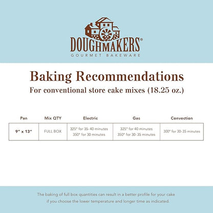 Doughmakers 9" x 13" Cake Commercial Grade Aluminum Bake Pan
