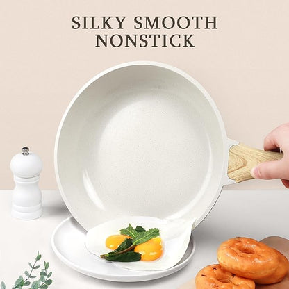 GiPP Ceramic Nonstick Frying Pan - 10 Inch Healthy Non-Toxic Non Stick Skillet Omelette Pans, Induction Compatible Chef Pan, PFAS & PFOA-Free, Dishwasher Safe, Stay Cool Handles Visit the Store