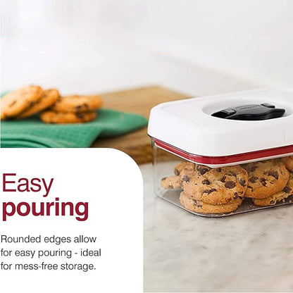 Zyliss Twist & Seal .5 Qt Storage Container - Dishwasher-Safe, BPA-Free Food Storage Container for Kitchen and Pantry Organization - Perfect for Flour, Rice, Pasta, Dog Food, or Cat Food