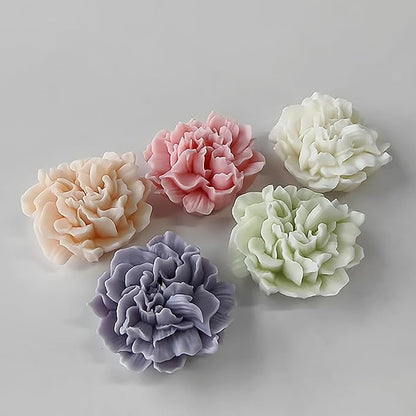 Flower Molds Flower Peony Resin Mold - Resin Casting Silicone Molds for Home Decor & Candle Making Wave Spiral Mold