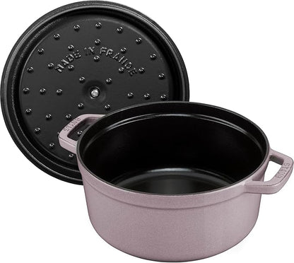 Staub Cast Iron 4-qt Round Dutch Oven - Lilac