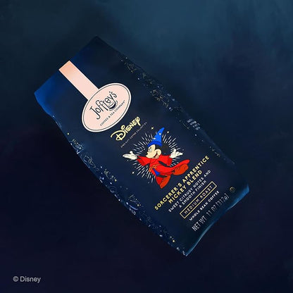 Joffrey's Disney Sorcerer's Apprentice Mickey Blend, Arabica Whole Bean Coffee, Artisan Medium Roast, Rich & Smooth (11oz)