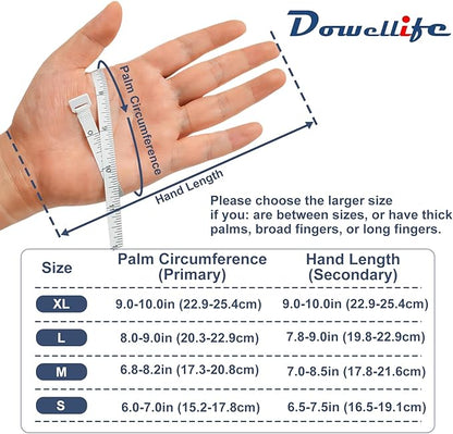 Dowellife Cut Resistant Gloves Food Grade Level 5 Protection, Safety Kitchen Cuts Gloves for Oyster Shucking, Fish Fillet Processing, Mandolin Slicing, Meat Cutting and Wood Carving. (X-Large)