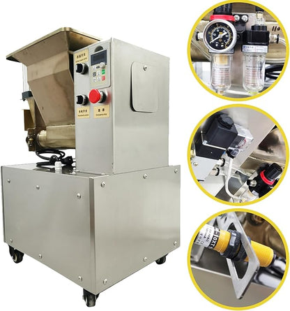 TECHTONGDA Commercial Dough Divider Electric Quantitative Dough Cutter 1-500g Pneumatic Dough Machine Pastry Dough Lump Spacer