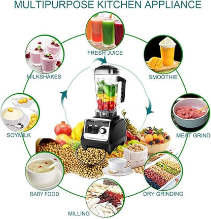 Blender Professional Countertop Blender, 2200W High Speed Commercial Blender for Shakes and Smoothies with 70Oz BPA Free Container, Smoothie Maker for Crushing Ice, Frozen Dessert, and Nuts etc.