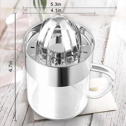 Corn Stripper 2-in-1 Citrus Juicer Hand Orange Juicer Lemon Squeezer Corn Peeler Corn Cob Stripping Tool Corn Cutter & Remover 20oz