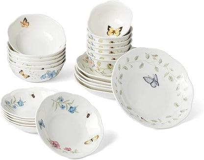 Lenox 895704 Butterfly Meadow 24-Piece Bowl Set