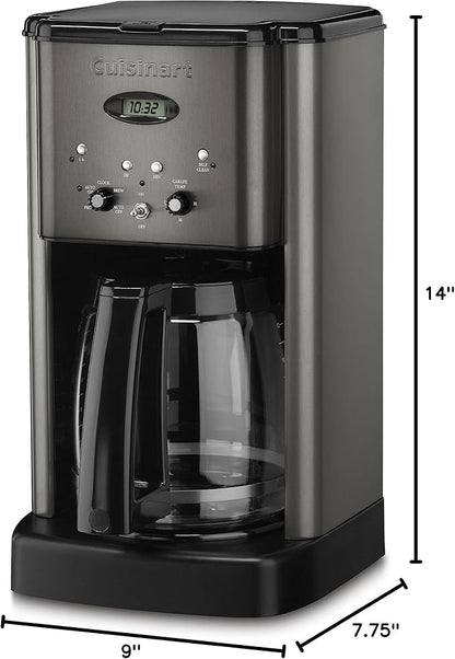 Cuisinart 12 Cup Brew Central Maker Coffee Maker2, Black Stainless Steel, DCC-1200BKSNAS