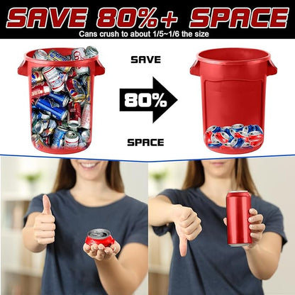 Electric Can Crusher, Automatic Can Crushers for Recycling 8oz 12oz & 16oz Cans, Electric Can Smasher for Recycling Aluminum Cans, Heavy-Duty Smasher for Aluminum Seltzer, Soda, Beer Cans