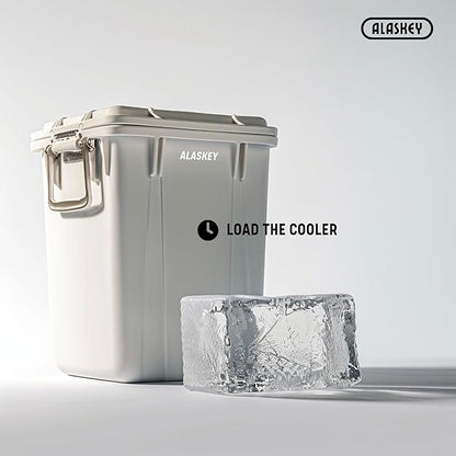 Alaskey® Giant Ice Block Mold 12 lbs (2-Pack) | Create Perfect Reusable Ice Bricks | Professional Silicone Mold for Crafting Extra Large Ice Cubes, Ideal for Ice Baths, Coolers, Bartender Accessories