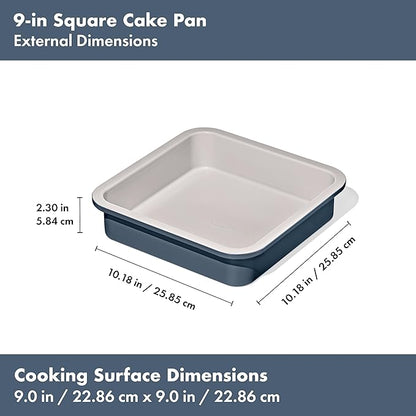 OXO Good Grips Non-Stick Pro Ceramic Coated Metal Bakeware 9” Square Cake Pan – Storm Blue