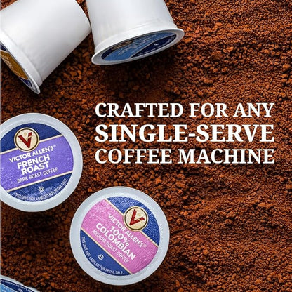Victor Allen's Coffee Caramel Macchiato Flavored, 12 Count, Medium Roast, Single Serve Coffee Pods for Keurig K-Cup Brewers
