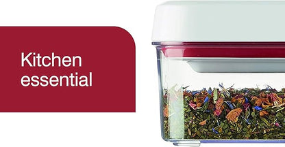 Zyliss Twist & Seal .5 Qt Storage Container - Dishwasher-Safe, BPA-Free Food Storage Container for Kitchen and Pantry Organization - Perfect for Flour, Rice, Pasta, Dog Food, or Cat Food